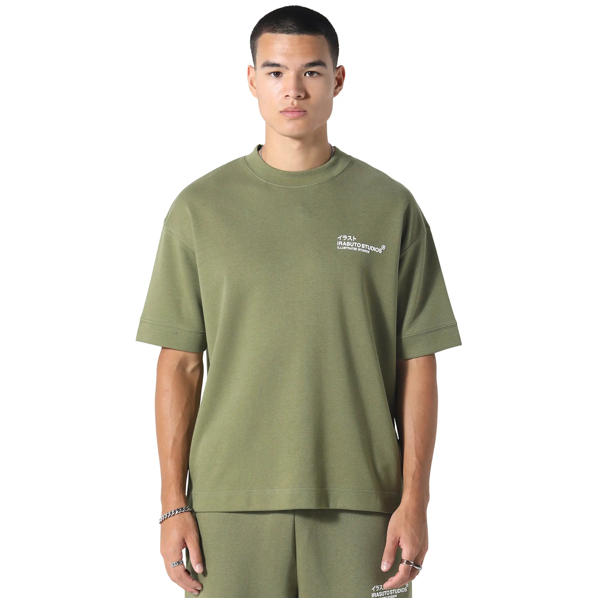 Front View of Irasuto Studios Claw Khaki T Shirt 5060615208906